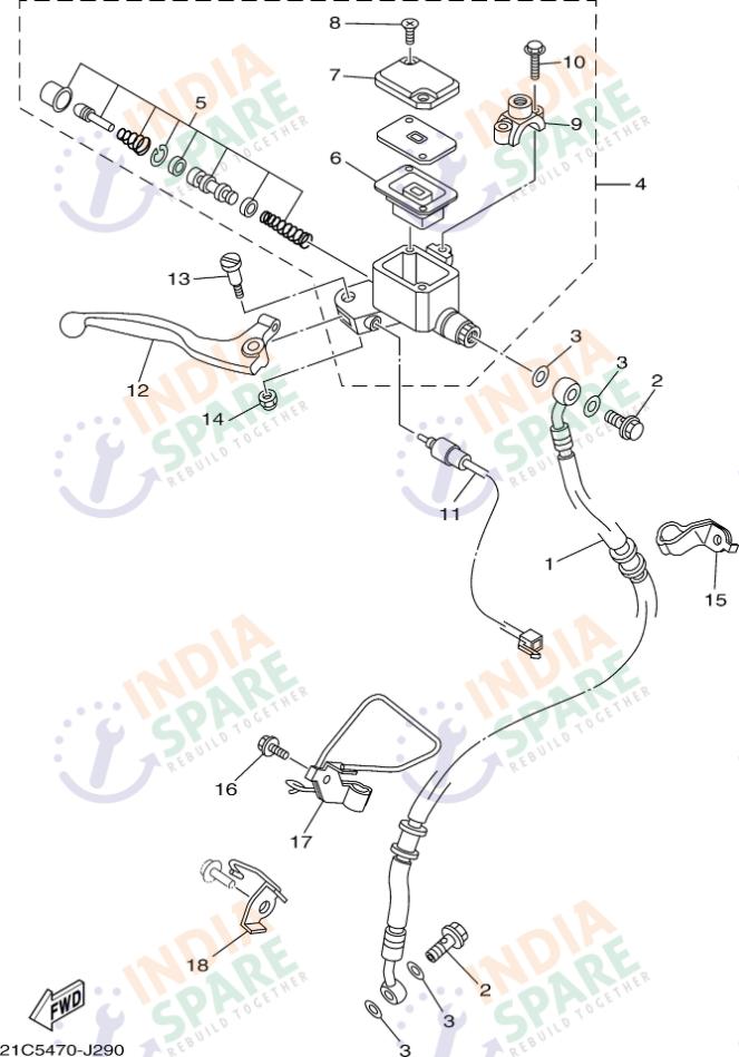 FRONT MASTER CYLINDER